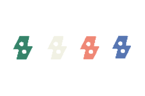 pixel art; balthasart logo